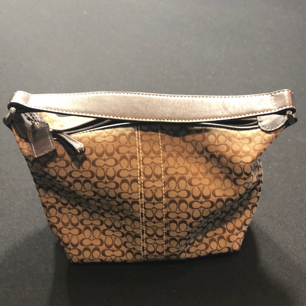 Coach mini carryall signature canvas bag